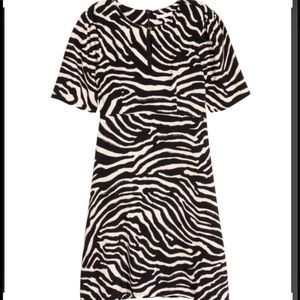 H&M zebra print Dress