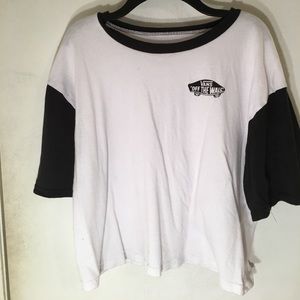 vans crop top