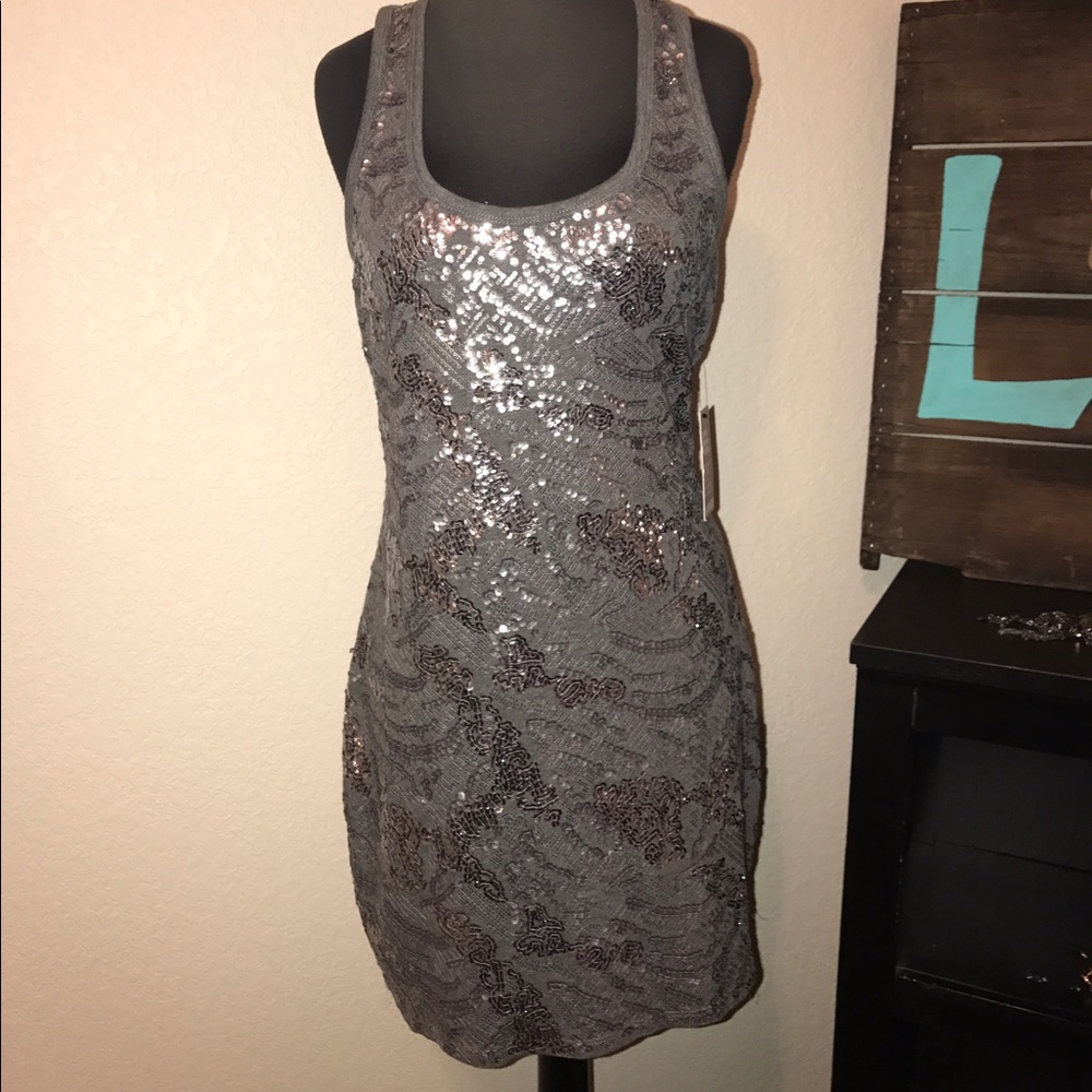 Express sequin dress