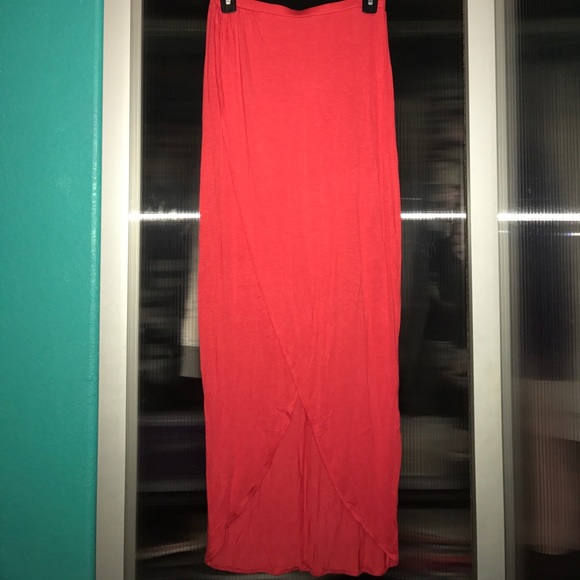 Red Tulip Maxi Skirt - Picture 1 of 3