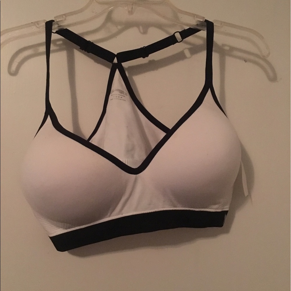 XXL White and Black Danskin Sports Bra