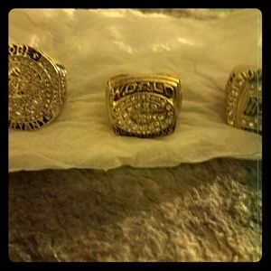 3 Championship Replica Rings