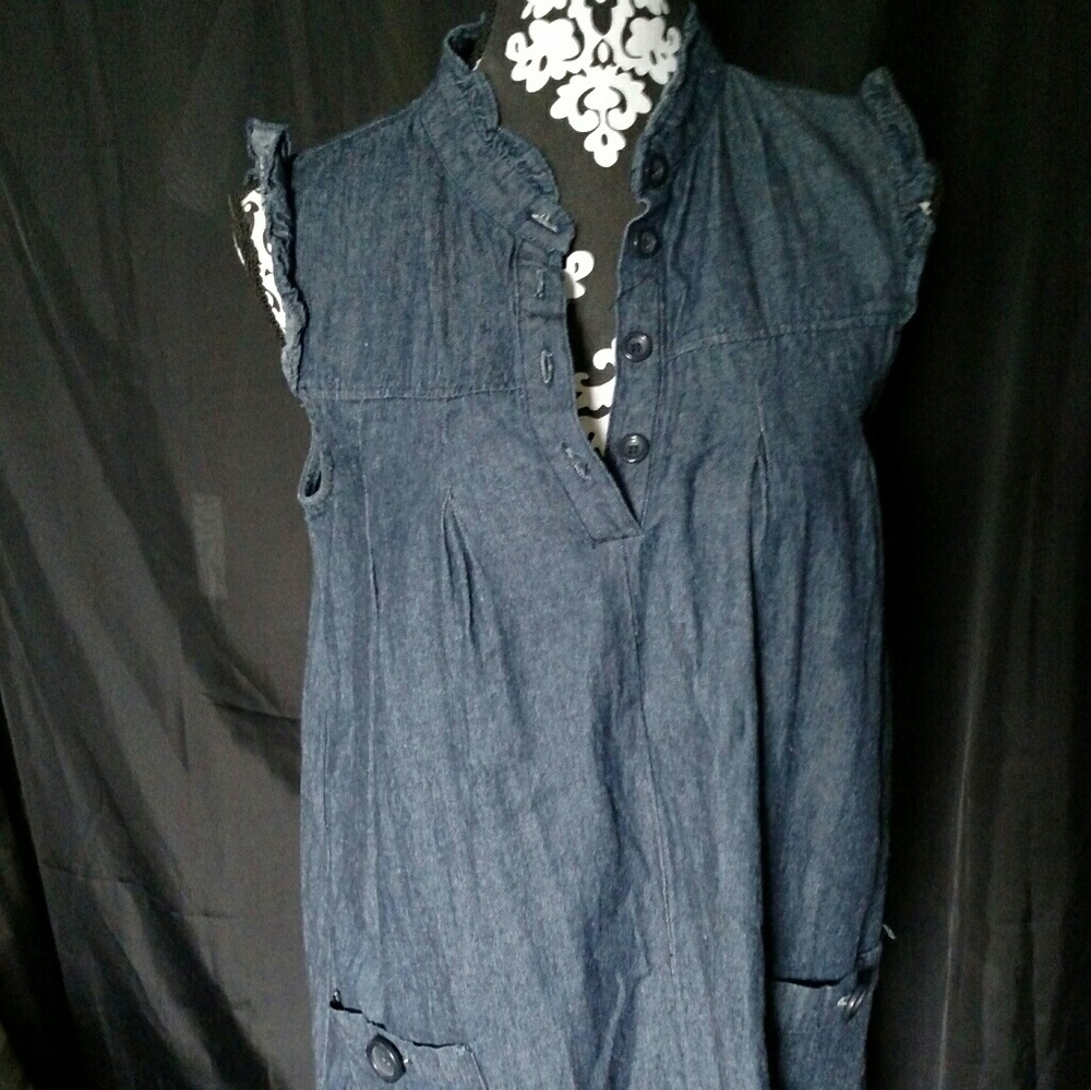 Forever 21 Denim Chambray Dress