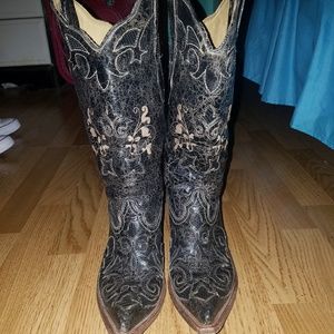 Vintage corral cowboy boots