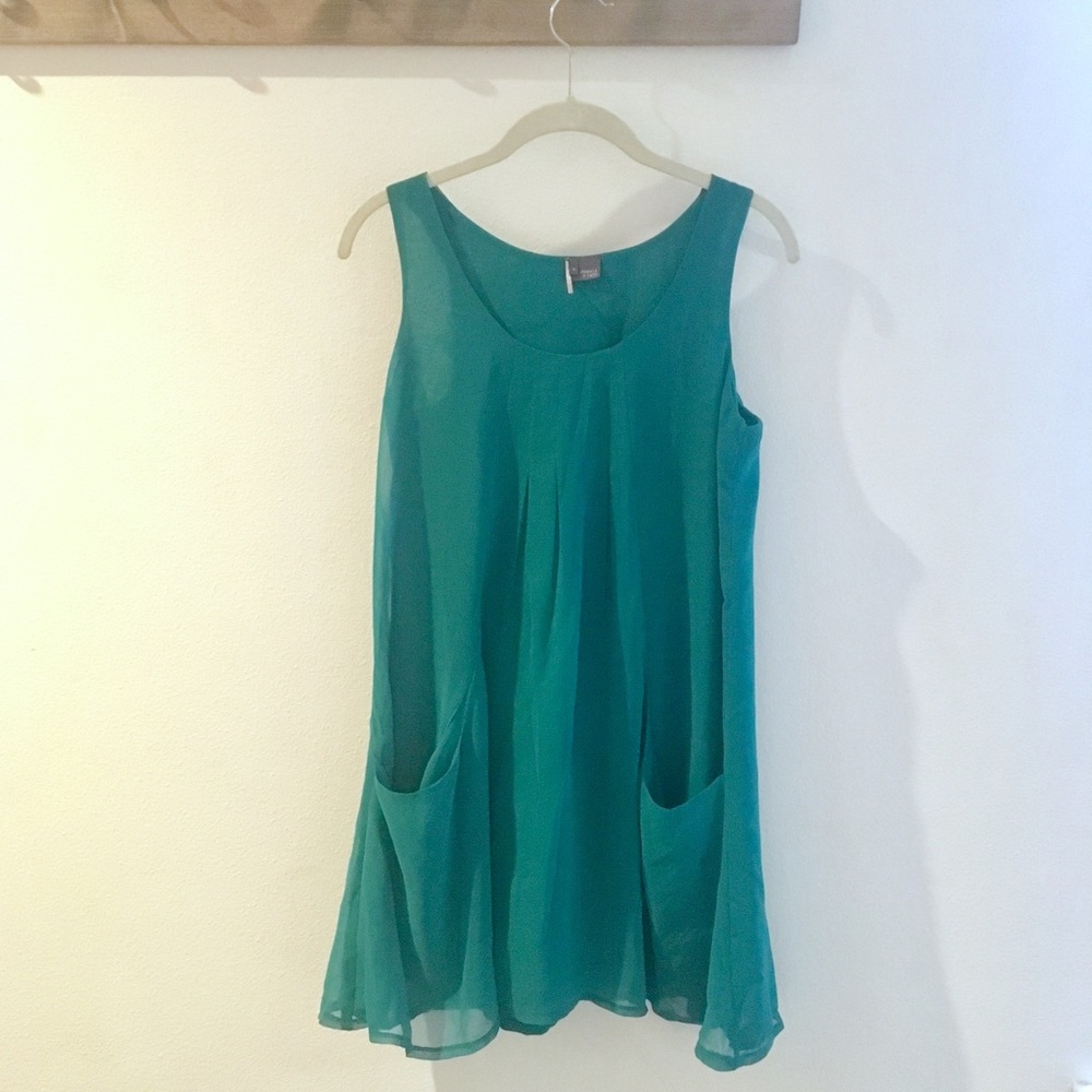 Urban OutfitterS Green pleated dress - Picture 3 of 4