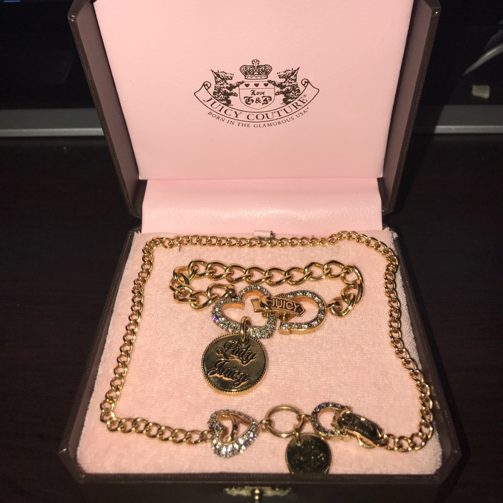 Gorgeous Juicy Couture Bracelet & Necklace Set