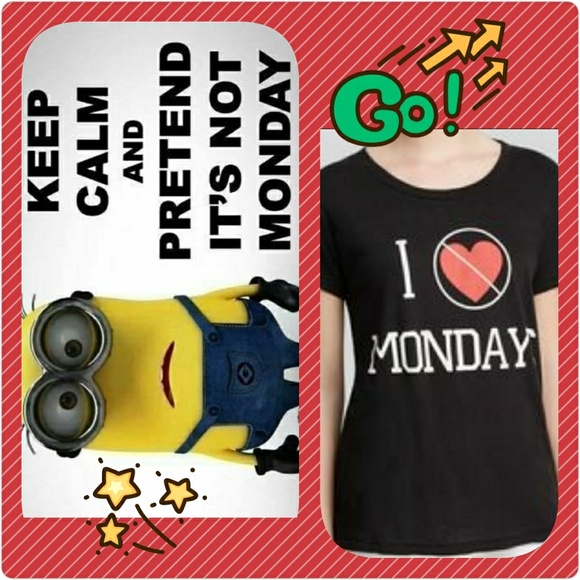 Wildfox "I hate Mondays" Tee - Picture 2 of 4
