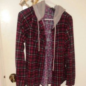 Plaid hoodie