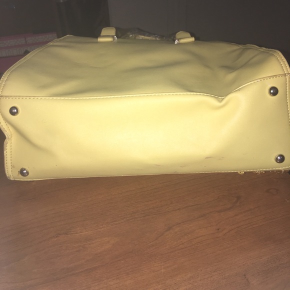 Shoedazzle yellow bedazzled satchel - Picture 6 of 6