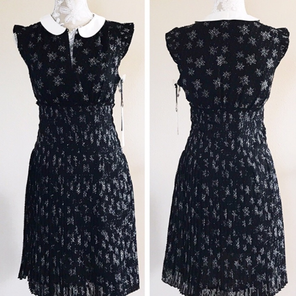 Kate Young for Target pleated black dress