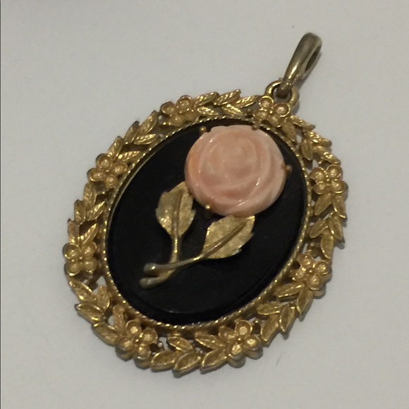 Vintage Avon Mirrored Pendant - Picture 6 of 6