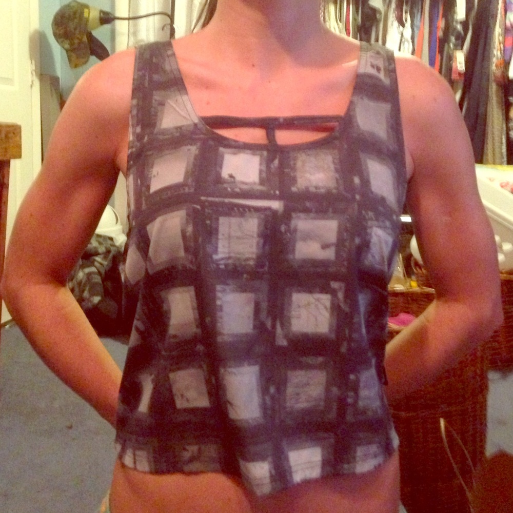 Cute strappy tank top