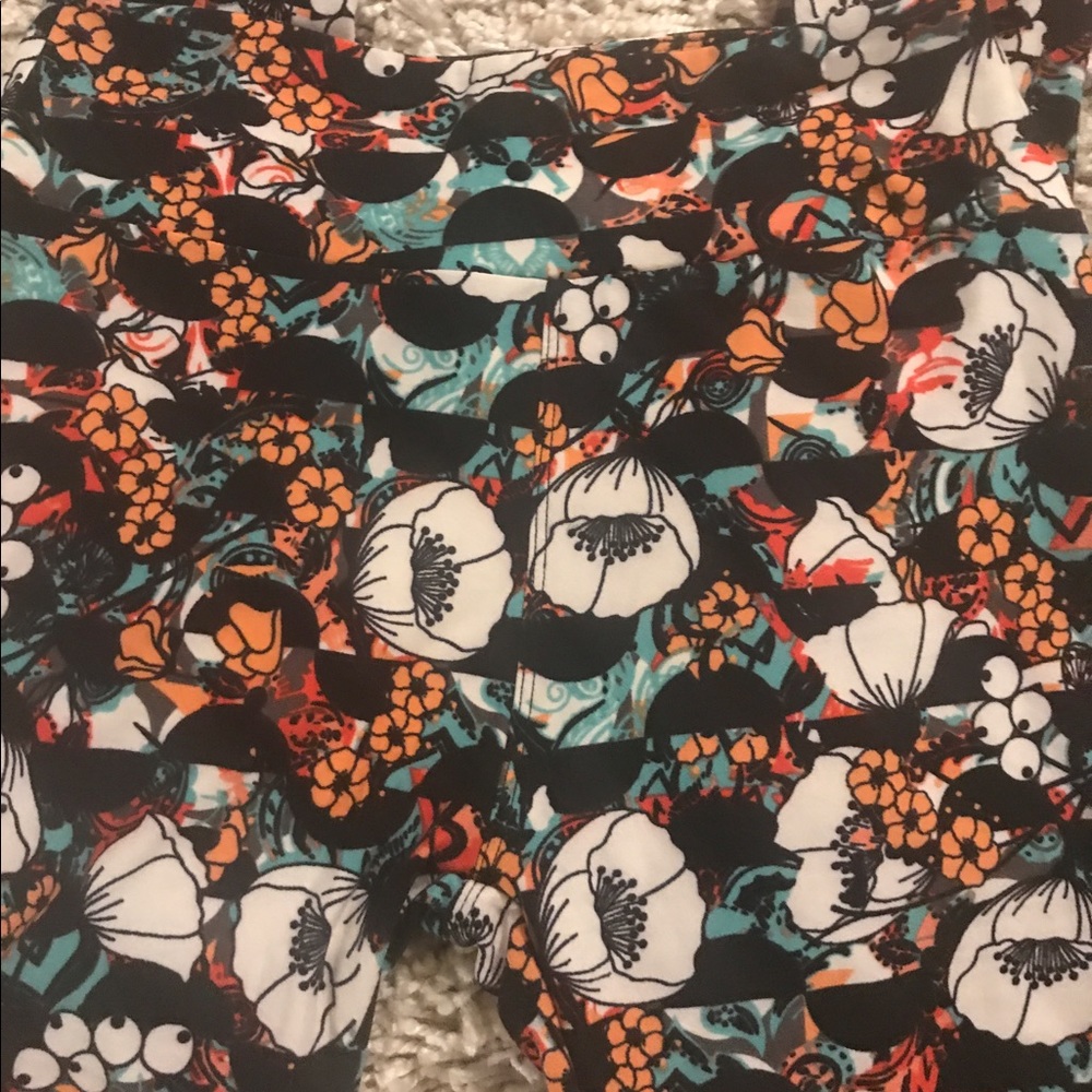 Lularoe OS floral leggings