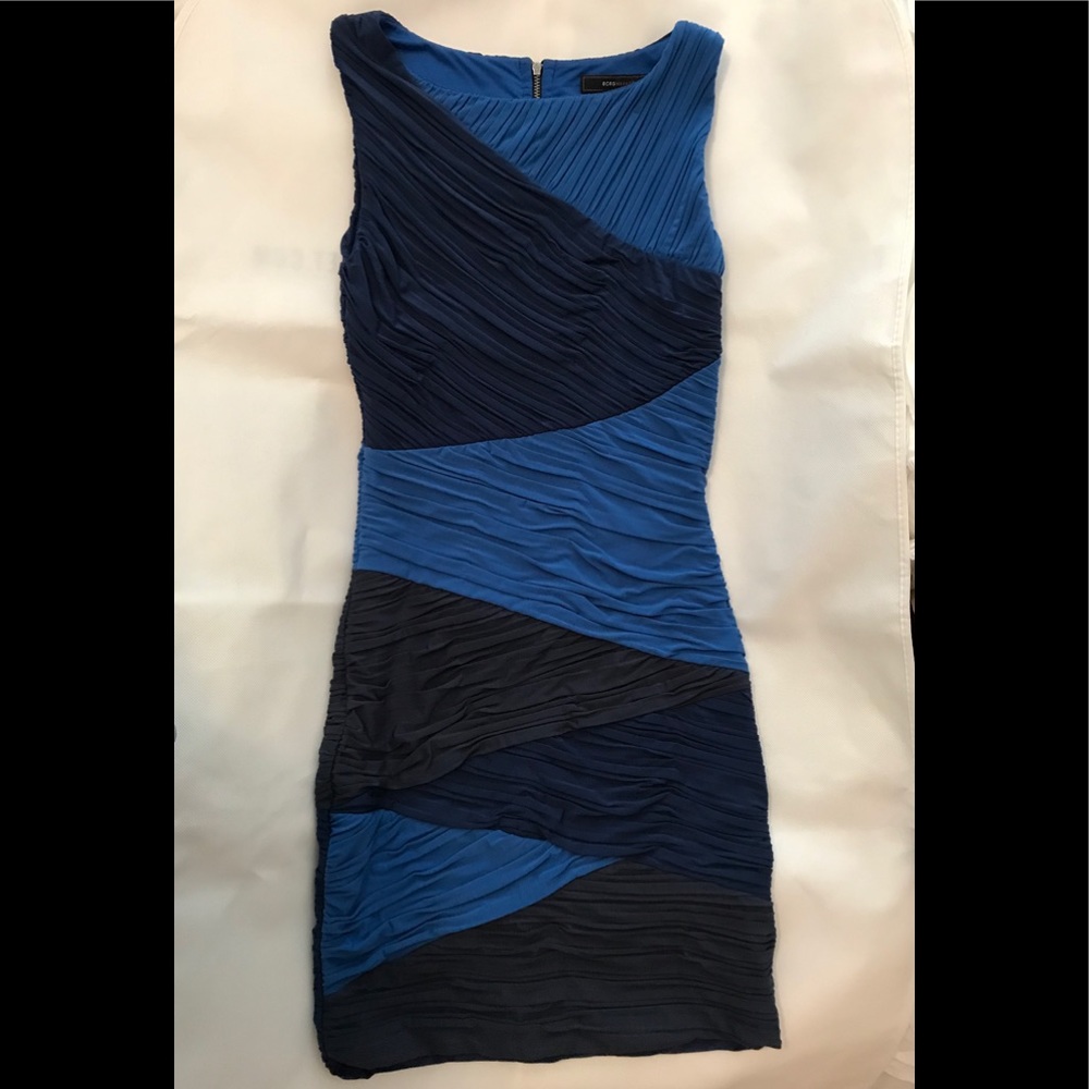 NWOT BCBGMAXAZRIA "Debra" Colorblock Dress - Picture 6 of 6