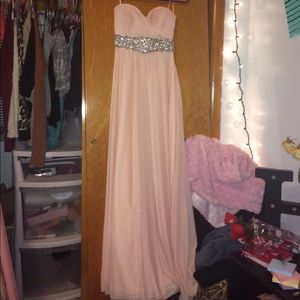 dress, pink, formal