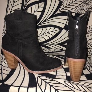 Sexy Black ankle boots