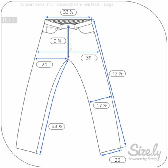 Victoria's Secret Pink University Flare Logo Pants - Picture 7 of 7