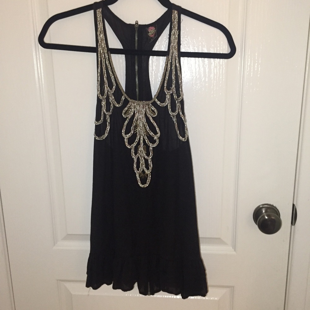 Black Free people tunic