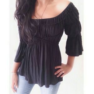 •Max Studio• Balloon Sleeve Blouse