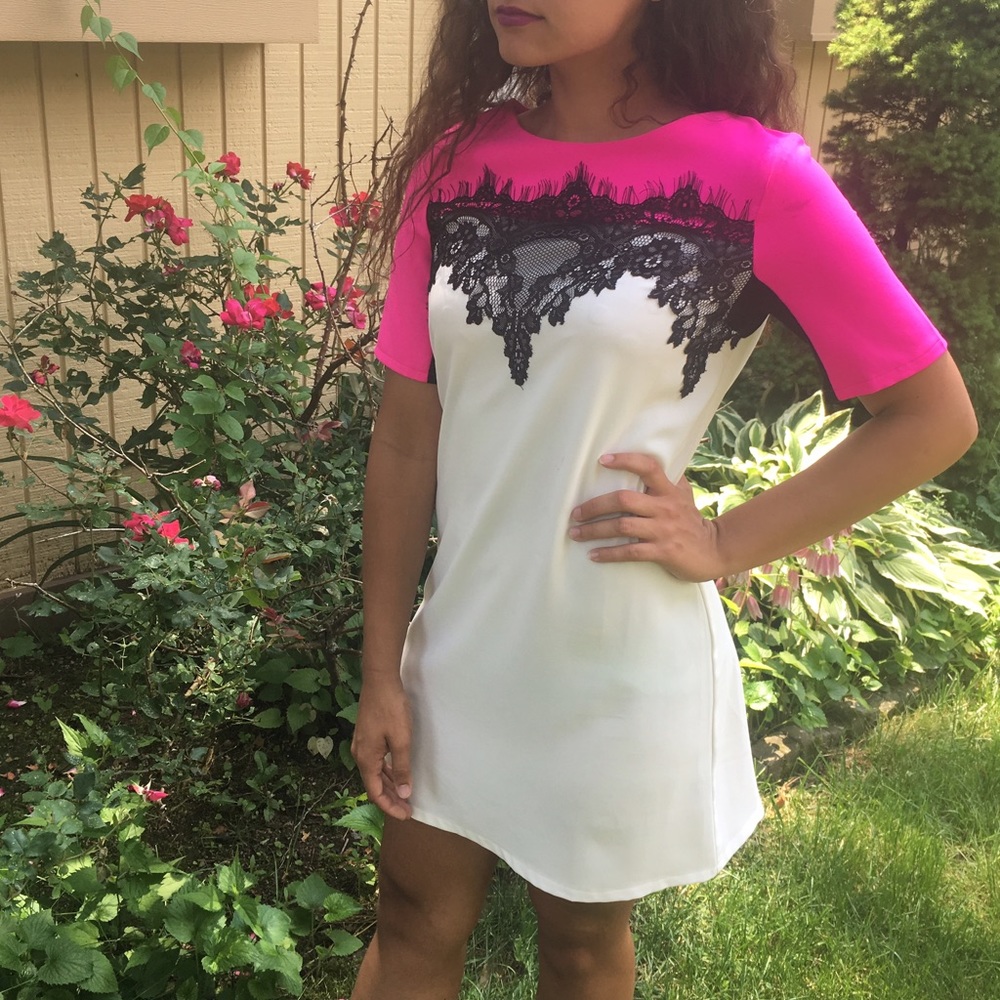 🆕Beautiful lace detail shift dress 🛍 - Picture 4 of 7