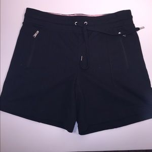 Ralph Lauren fitted workout shorts with zip pocket