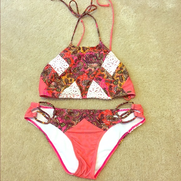 Patchwork Bikini Set - Picture 1 of 3