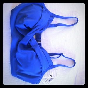 NWT Athleta twister bikini in Caspian blue 38D/DD