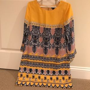 J.Crew Patterned Shift Dress