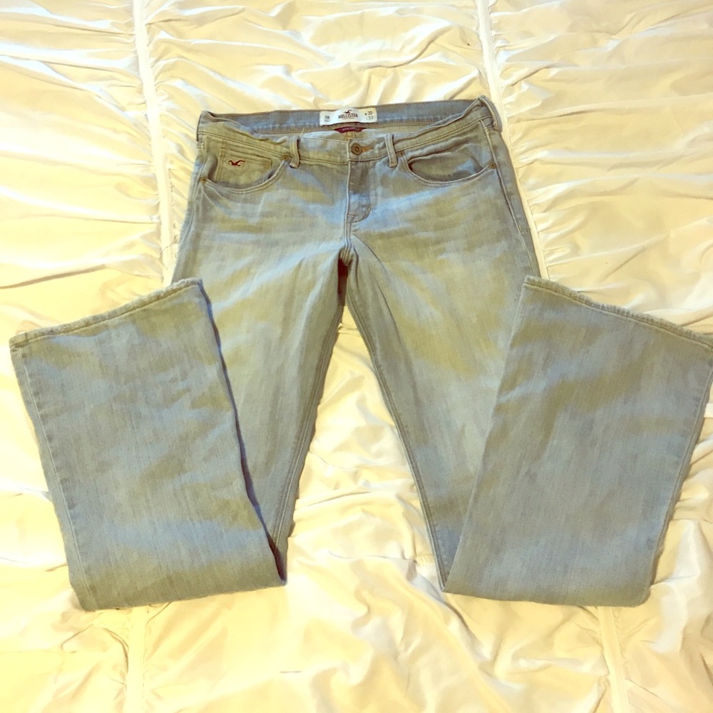 So Cal Stretch light wash Hollister Jeans Sz 11R