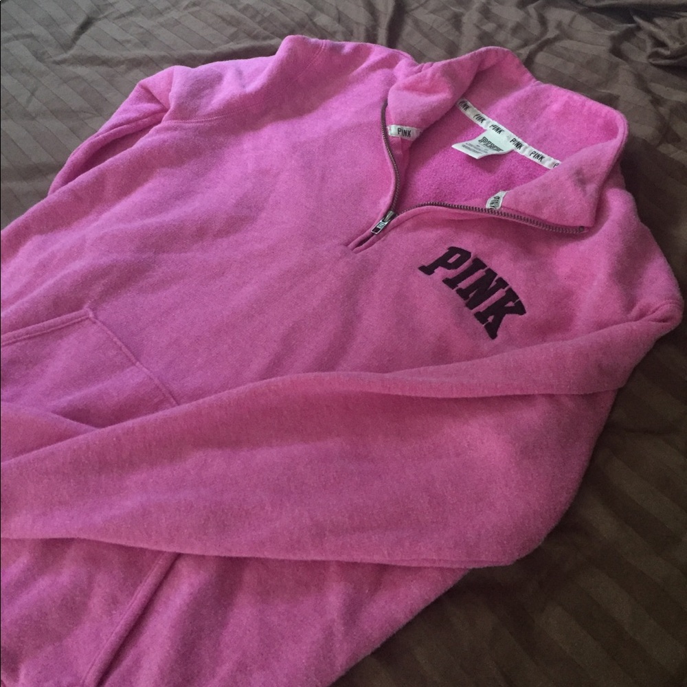 VS PINK Quarter Zip Sweatshirt