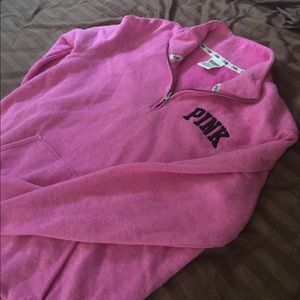 VS PINK Quarter Zip Sweatshirt
