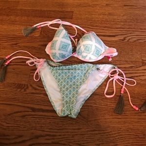 Victoria's Secret NEW Pink and Green Bikini