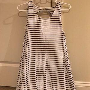 American Eagle Stripped Swing Dress