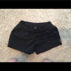 Women's black Patagonia cargo shorts