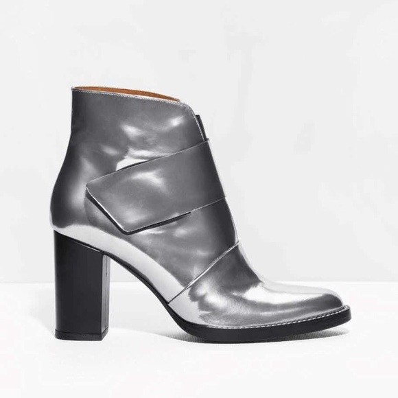 & other stories silver boots