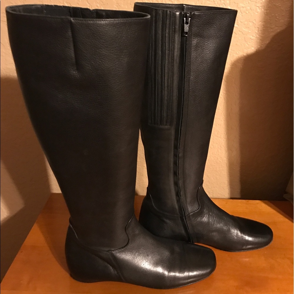 Christian Louboutin Nappa Black Knee Boots 36.5