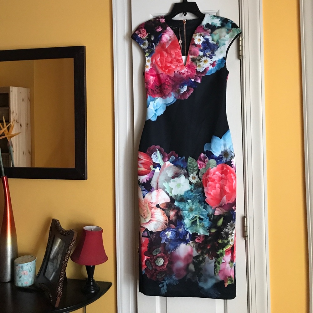 Ted Baker (Brynee Bodycon Focus Bouquet) Dress