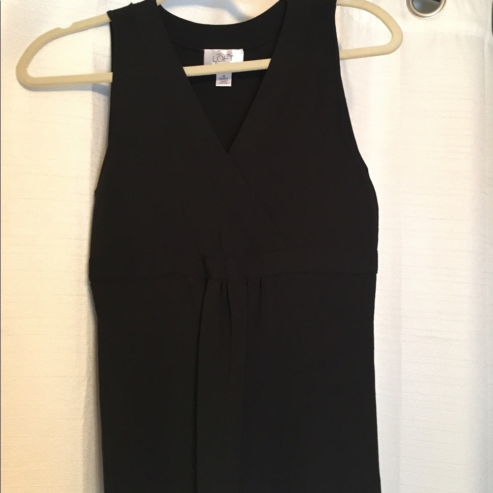 Black fitted blouse