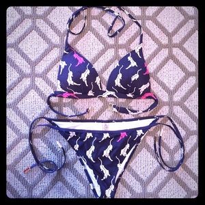Agent Provocateur Pink Panther Bikini Sz2