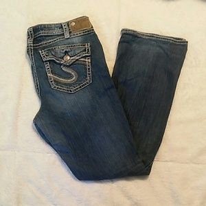 Silver Jeans. Pioneer, Flap. Sz12/L33