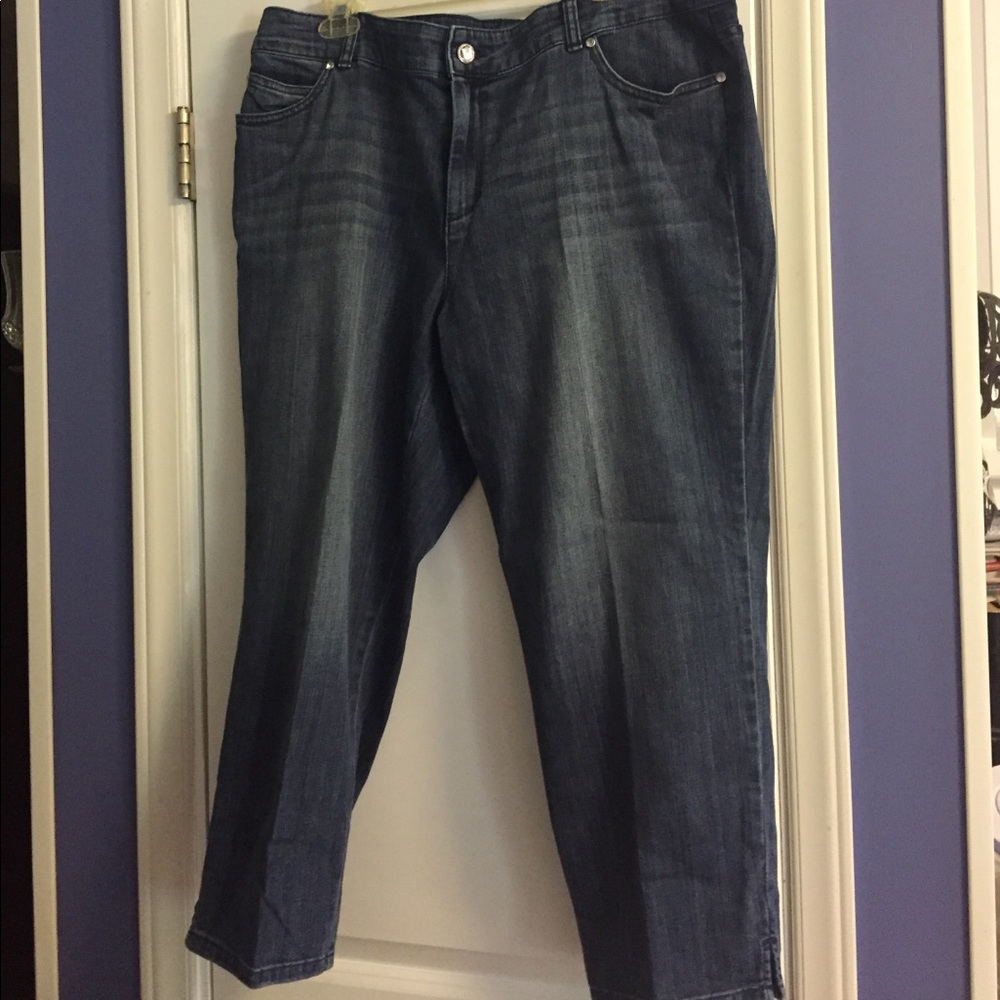 Chico's Jean Capris with Bling