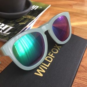 Wildfox Classic Fox Deluxe Mirror Sunglasses