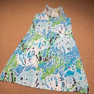 Lilly Pulitzer Cordon Dress Spa Blue Lets Cha Cha