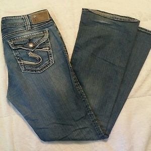 Silver Jeans Co. Denim bootcut pants.