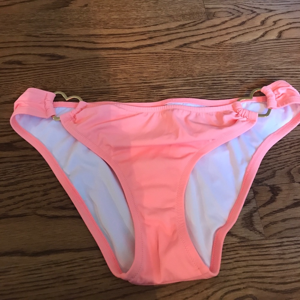 Victoria's Secret Peach Heart Bikini Bottoms
