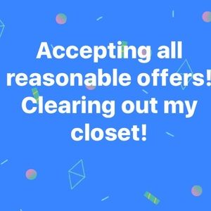 Accepting all reasonable offers!!