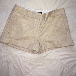 EXCELLENT DEAL! Express Gold Glitter Shorts Size 2