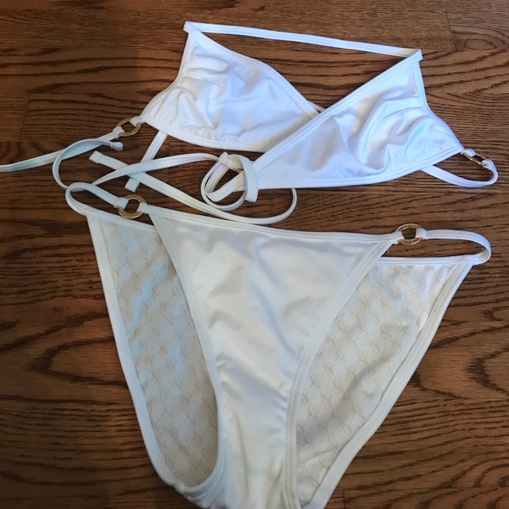 Victoria's Secret White Wrap Bikini (New)
