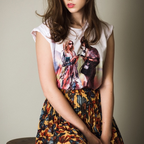 Graphic printed tee shirt Sophia - Picture 4 of 4