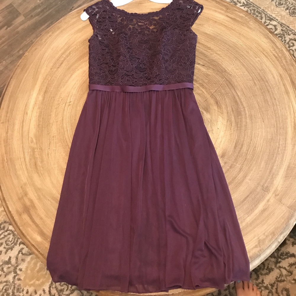 Dark Purple Dress.